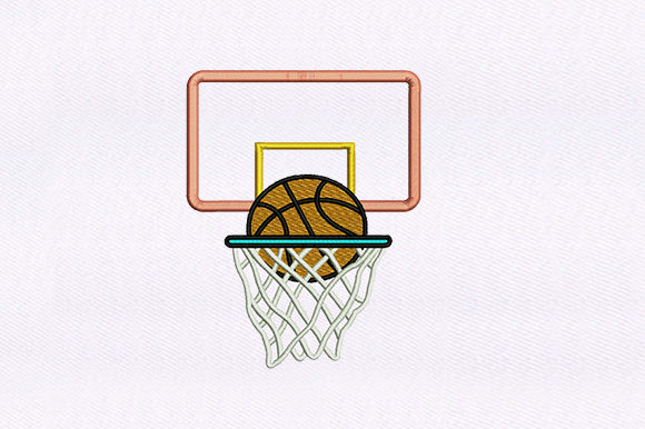 Dunking Basketball: A Sporty Holiday Embroidery Review