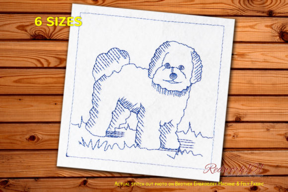 Reviewing Bichon Frise Dog Redwork for Gifts