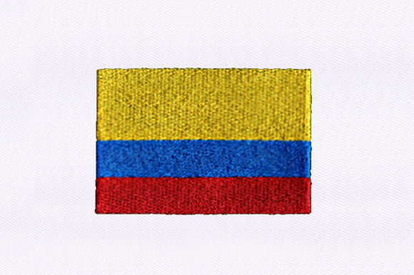 Reviewing the Flag of Colombia Embroidery Design