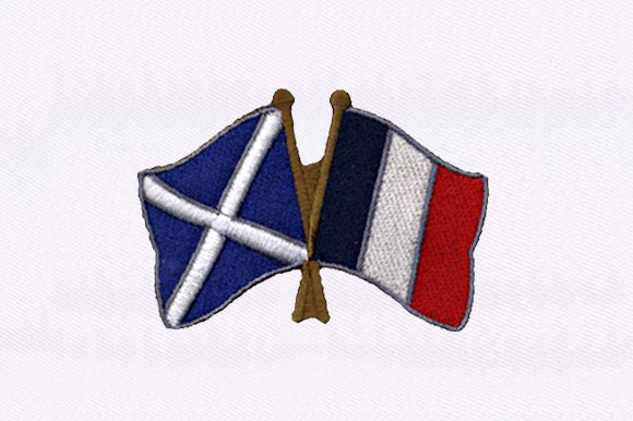 Reviewing the France Scotland Flag Embroidery Design