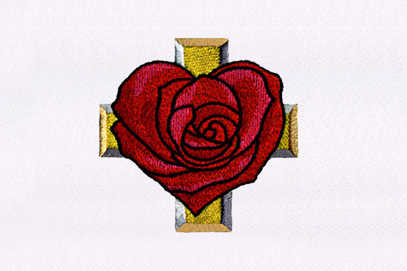Reviewing the Heart Rose and Cross Design