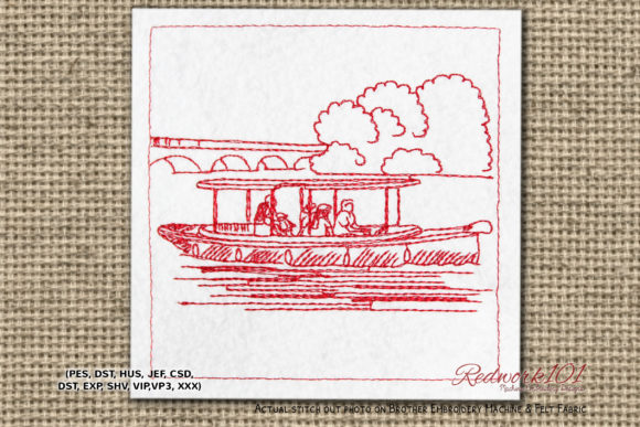 Tourist Boating Redwork: A Seasonal Design Review