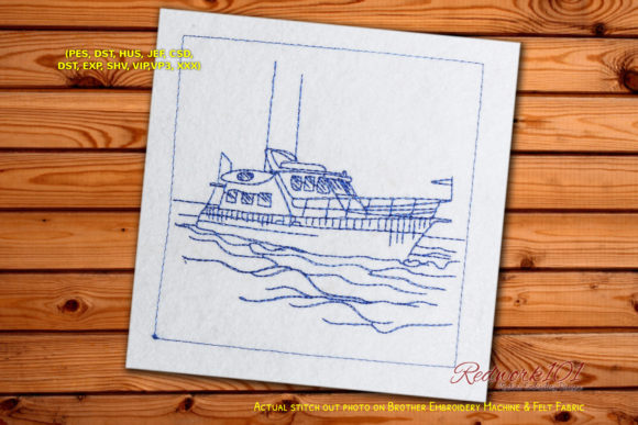 Trawler Boat Redwork: A Holiday Design Review